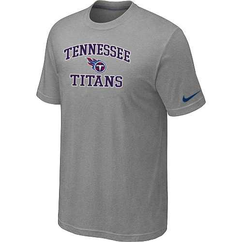 Men's Tennessee Titans Team Logo Gray Nike Short Sleeve T-Shirt FengYun,We sell and wholesale Men's Tennessee Titans Team Logo Gray Nike Short Sleeve T-Shirt FengYun on line form chian!